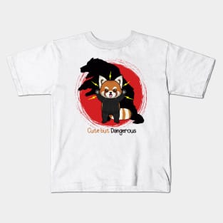 Red Panda with the Shadow of a Bear: A Tale of Courage Kids T-Shirt